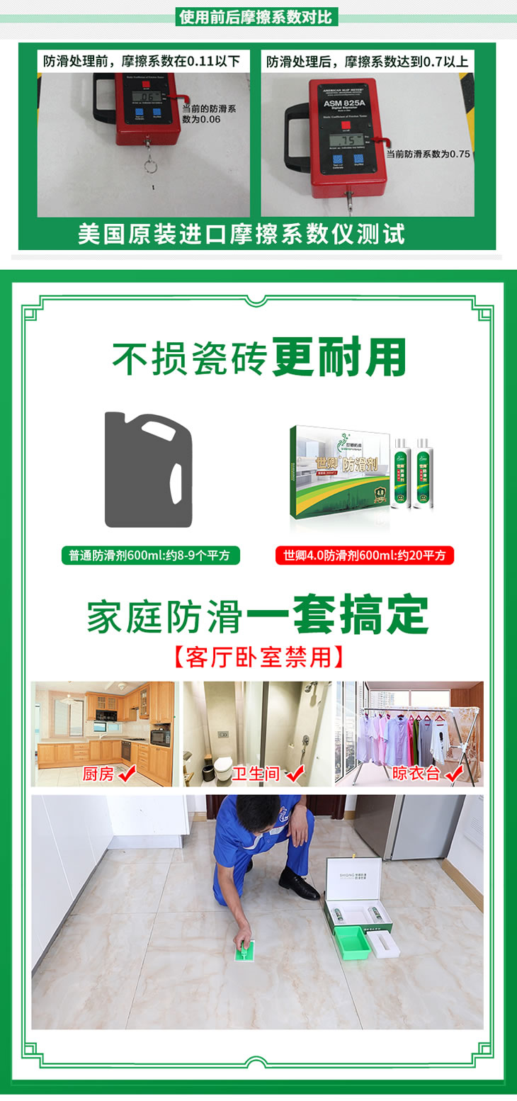 世卿第四代家庭裝防滑劑
